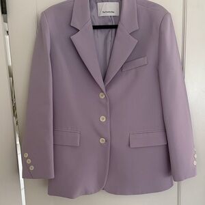 The Frankie Shop Pastel Purple Blazer O/S